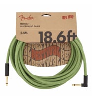 Fender 18.6 ANG CABLE PURE HEMP GRN