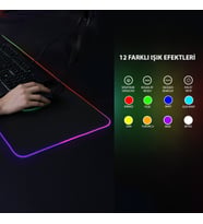 INCA IMP-022 RGB Siyah Gaming Mouse Pad (770x295x3mm)