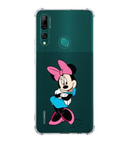 Huawei Y9 Prime 2019  Köşe Korumalı Antişok Kapak Minnie Mouse Tasarımlı Şeffaf  Kılıf
