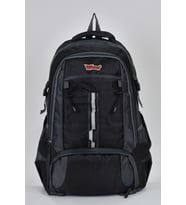 Elatae Young Ultra Light Lüks Kumaş Çok Gözlü Günlük Dağcı Sırt Çantası Siyah 51504