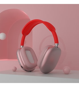 P9 Bluetooth Kulaklık Kulaklık Kablosuz Spor Oyun Kulaklığı 120cm Kırmızı