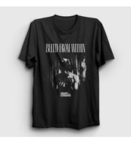 Presmono Unisex Siyah Coward Bleed From Within T-Shirt 520530tt