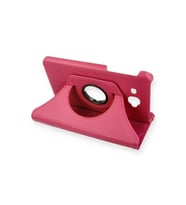 Durukar® Samsung Galaxy T280 Tab A 7 Kılıf 360 Tablet Deri Kılıf - Pembe