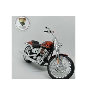 Harley Davidson 2014 CVO Breakout 1:12 Diecast Motosiklet – Lisanslı Metal Model Turuncu (Standart)