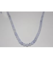 Kalsedon Taşı YARIM Dizi 5-6mm (18cm uzunluğundadır)