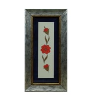 e38 EL İŞÇİLİĞİ SULUBOYA TABLO - 16*32 CM - 6530