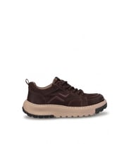 Guja 26BLG552 Erkek Hakiki Nubuk Deri Klasik Sneaker Kahverengi