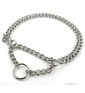 Nunbell İki Sıra Zincir Köpek Boyun Tasması 2 mm