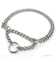 Nunbell İki Sıra Zincir Köpek Boyun Tasması 2 mm