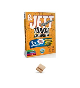Ünlüler Karması LGS 2027 JETT Türkçe Fasikülleri ve Telefon Standı