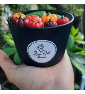 Cam İçi Kabak Temalı Soya Mumu