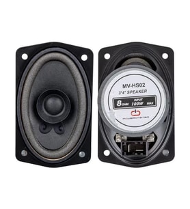 Magicvoice Mv-Hs02 3X4'' 7.5X10 Cm 8 Ohm 100 Watt Oval Oto Hoparlör