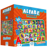 Alfabe 24 Parça Yer Puzzle