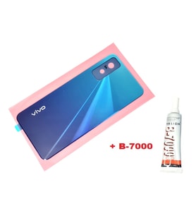 Tkgz Vivo Y20 Arka Pil Batarya Kapağı (B-7000) MAVİ