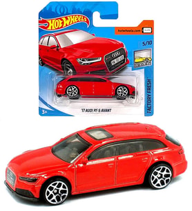 Hot Wheels ’17 Audi RS 6 Avant - Kırmızı (1/64) 2018 Serisi