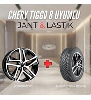 Chery Tiggo8 Uyumlu Nokian235/55R18 Dört Mevsim Lastiği 4 adet Yılı:2025+DY898 BD 18"Jant 4 Adet