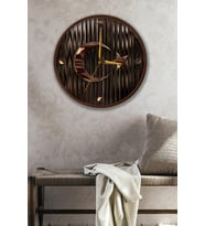 Ay Yıldız Duvar Saati - 29 cm