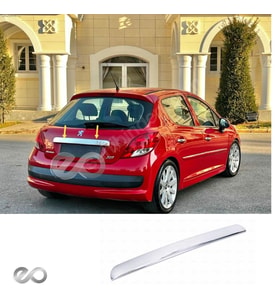 Peugeot 207 Krom Bagaj Çıtası 2006 Üzeri P.Çelik