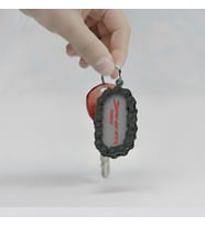 Dominar 400 Model Motosiklet İçin Zincir Detaylı Motosiklet Anahtarlığı
