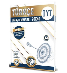TYT Türkçe 20 x 40 Branş Denemeleri Bilgi Sarmal Yayınları