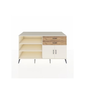 Kronos Konsol 3 Raflı 2 Çekmeceli 2 Kapaklı 176x59x99 Aytaşı-Aytaşı/Çam