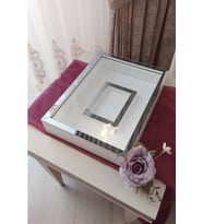 30x40 Cm Beyaz-Füme Fotoğraf Bölümlü! İsimsiz Ledli ! Gül Saklama Kutusu