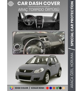 SUZUKI SX4 (2006-2014) Torpido Örtüsü Panel Torpido Koruma Tam Uyum UV Koruma Hızlı Montaj