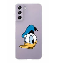 Samsung Galaxy S21 FE Kapak Donald Duck Tasarımlı Şeffaf Silikon Kılıf