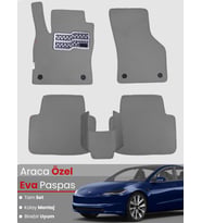 TESLA MODEL 3 (2021-2025) Uyumlu EVA Paspas Tam Set–Oto Paspas,Araca Özel,Kolay Montaj