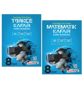 KAFA DENGİ YAYINLARI 8. Sınıf Türkçe + Matematik Kafası Soru Bankası