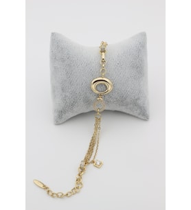 XUPİNG JEWELRY İKİ YUVARLAK MODEL ZİRKON TAŞLI BİLEKLİK