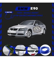 Bmw E90 Oto Araç Kapı Koruma Fitili 5metre Parlak Mavi Renk