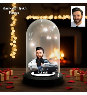 KİŞİYE ÖZEL TOFAŞ TASARIM IŞIKLI KARİKATÜR FANUS BİBLO FN135