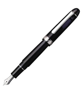Platinum 3776 PNB18000 Century Silver Trim7 Black Diamond Dolmakalem