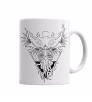 Skull  Devil Branca Kupa Bardak Porselen