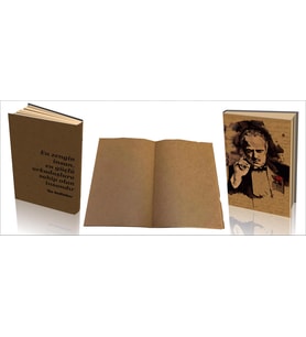 Hobi defteri / Kraft kağıt anı defteri / Nostaljik Defter
