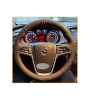 Opel Insignia 2013-2016 Araca Özel Direksiyon Kılıfı Nokta Düz Yüzük (DERİLİ OLAN ARAÇLARA UYGUNDUR)