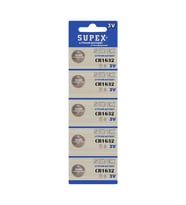 Supex CR1632-C5 3V Lityum Düğme Pil 5'li Paket