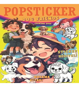 Dog Friends Boyama Kitabı Pop