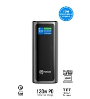 Intouch 20.000mAh Ultra Hızlı Şarj 130W TFT Ekranlı Laptop ve Tablet Şarj Edebilen Powerbank Premium Serisi