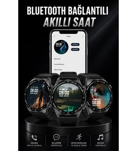 Akıllı Saat Gps Ve Nfc Özelliği Sesli Görüşme Dokunmstik Ekran