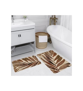 Eliana Home Baskılı 2'li Banyo Paspas Takımı RVG5202