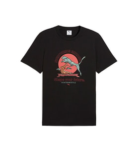 Puma Graphics Puma Bonsai Tee Erkek Günlük Tişört 62963401 Siyah