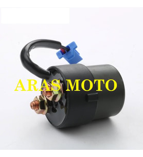 BAJAJ PULSAR NS200 -RS200 -NS150-DİSCOVER UYUMLU MARŞ RÖLESİ OEM KALİTE - ARASMOTO (Siyah)