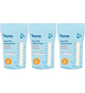 Mycey Anne Sütü / Süt Saklama Poşeti 25 Li Pk Tekli (3 Lü Set)