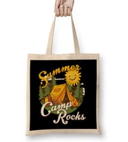 Cute Summer Camp Rocks Camping for Campers Bez Çanta Uzun Saplı