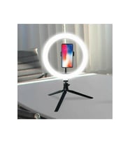 10 inç Tiktok Selfie Ring Light Tripod ile Profesyonel Video ve Fotoğraf Çekimi