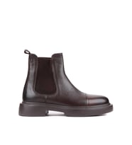 Shoetyle - Kahverengi Deri Erkek Chelsea Bot 250-080