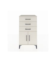 Hyperion Komodin Tek Raflı 3 Çekmeceli 2 Kapaklı 60x44x106 Aytaşı-Aytaşı