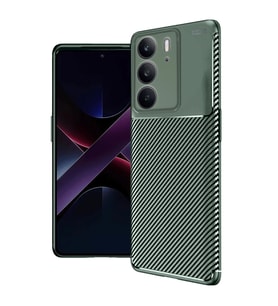 C75 4G Auto Fus Karbon Kapak - Koyu Yeşil